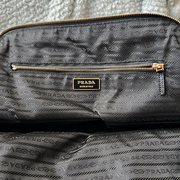 Prada Tessuto Nylon & Leather Top Handle Bag - Picture 13 of 15